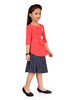 Aarika Girl's Cotton Knee-Long Dress