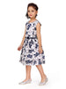 Aarika Girl's Cotton A-Line Knee-Length Dress