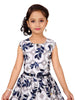 Aarika Girl's Cotton A-Line Knee-Length Dress